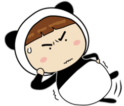 Panda sister sticker #10570977