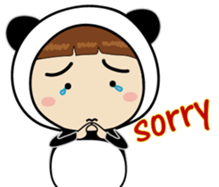 Panda sister sticker #10570989