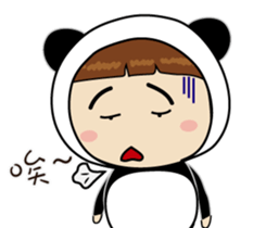 Panda sister sticker #10570992