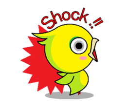 or parakeet part 2 english sticker #10571384