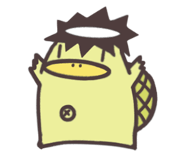 Swimming Kappa sticker #10571400