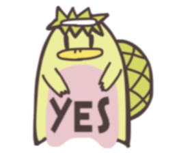 Swimming Kappa sticker #10571401