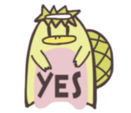 Swimming Kappa sticker #10571401