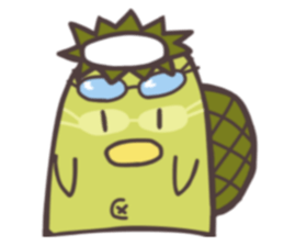 Swimming Kappa sticker #10571424
