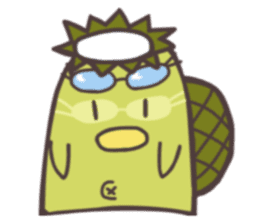 Swimming Kappa sticker #10571424