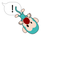 Speech balloon monkey sticker #10571574
