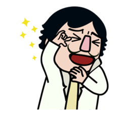 The superintendent of FQExlab,Uncle Da sticker #10572073