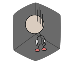 Stick figure Vol.1 sticker #10572143