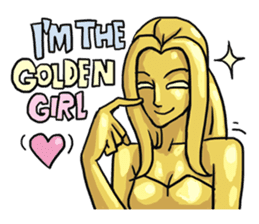 AsB - 111 The Golden Girl sticker #10572243