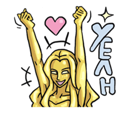 AsB - 111 The Golden Girl sticker #10572245