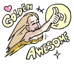 AsB - 111 The Golden Girl sticker #10572248