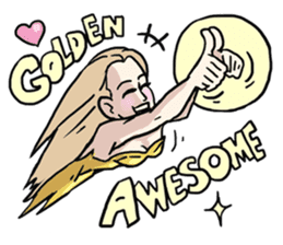 AsB - 111 The Golden Girl sticker #10572248