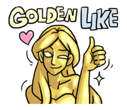 AsB - 111 The Golden Girl sticker #10572257