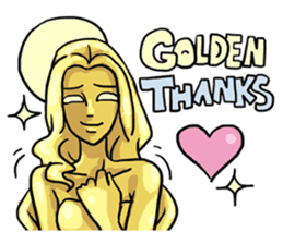 AsB - 111 The Golden Girl sticker #10572259