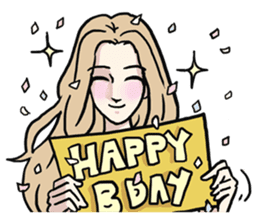 AsB - 111 The Golden Girl sticker #10572276