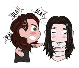 The Unbearable Love of Henya sticker #10573196