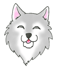 mr.wolf4 Gray sticker #10575002