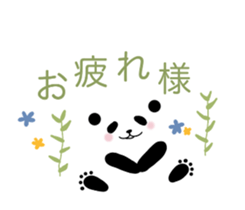 Panda in a balloon. sticker #10575083