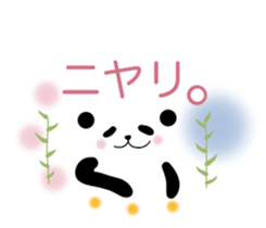 Panda in a balloon. sticker #10575117