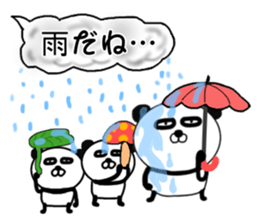 It is the panda.Panda-ish?13 fukidashi 3 sticker #10575146