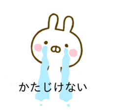 Rabbit Usahina Samurai Balloon sticker #10575248