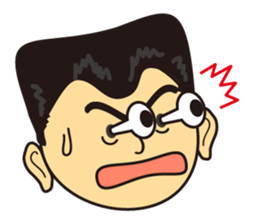 Frustration and glory sticker #10576132