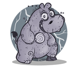 Super Hippo sticker #10576366