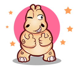 Super Hippo sticker #10576376