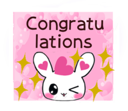 Ultra Lovely Rabbit & Panda sticker #10576521