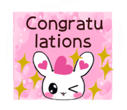 Ultra Lovely Rabbit & Panda sticker #10576521