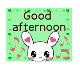 Ultra Lovely Rabbit & Panda sticker #10576533