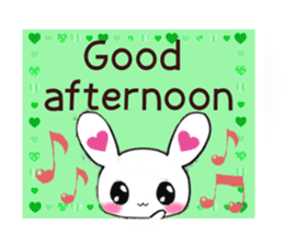 Ultra Lovely Rabbit & Panda sticker #10576533