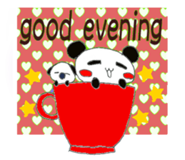 Ultra Lovely Rabbit & Panda sticker #10576534