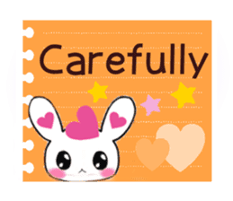 Ultra Lovely Rabbit & Panda sticker #10576543