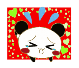Ultra Lovely Rabbit & Panda sticker #10576554