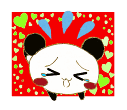 Ultra Lovely Rabbit & Panda sticker #10576554