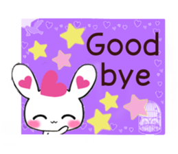 Ultra Lovely Rabbit & Panda sticker #10576559