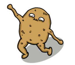 I'm too lazy to name-potato boy life sticker #10577181