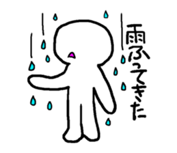 Mr. white clear man sticker #10578493