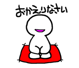 Mr. white clear man sticker #10578496