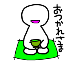 Mr. white clear man sticker #10578497