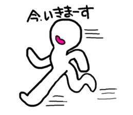 Mr. white clear man sticker #10578510