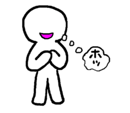 Mr. white clear man sticker #10578512