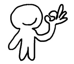 Mr. white clear man sticker #10578513