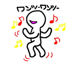 Mr. white clear man sticker #10578514