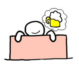 Mr. white clear man sticker #10578516