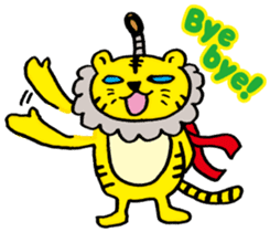 Tiger samurai (ver. English) sticker #10578521