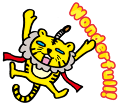 Tiger samurai (ver. English) sticker #10578522