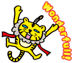 Tiger samurai (ver. English) sticker #10578522