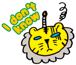 Tiger samurai (ver. English) sticker #10578524
